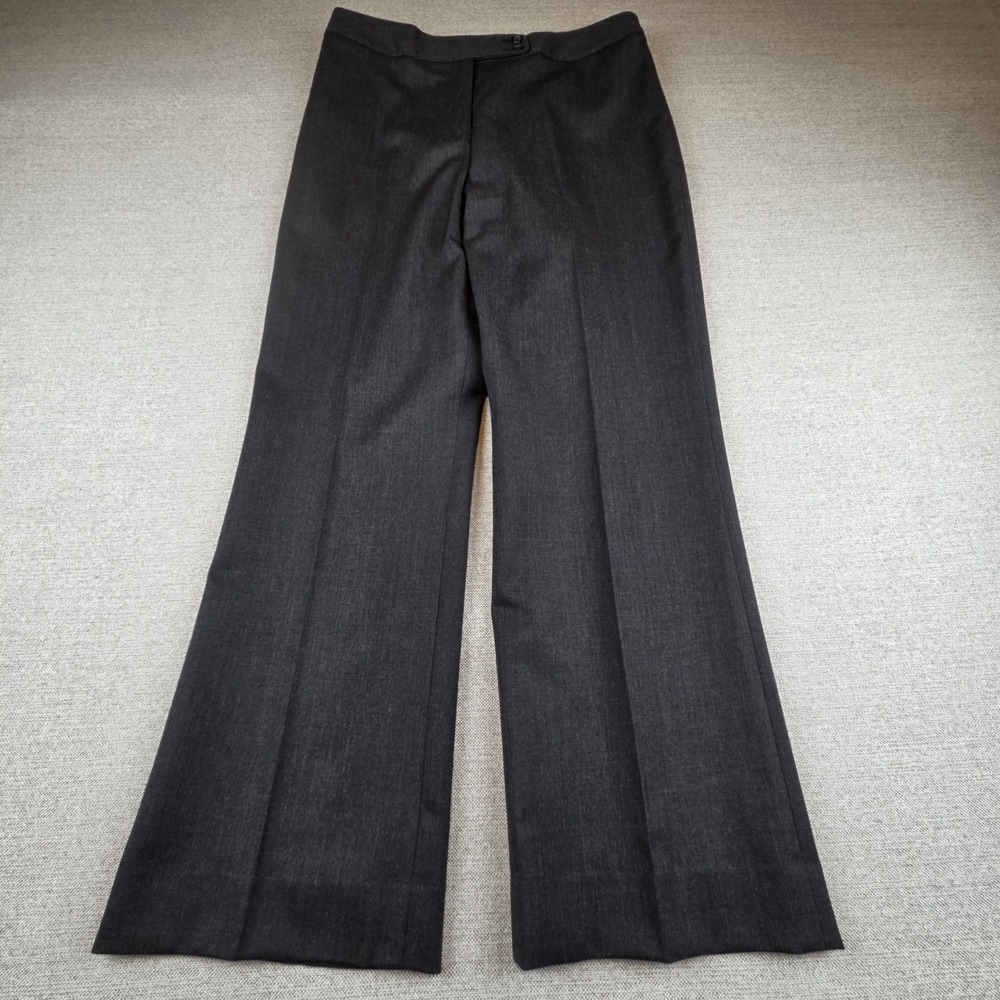 Pendleton‎ Charcoal Gray Trousers Women's 12 Lined Wool Office Career Secretary